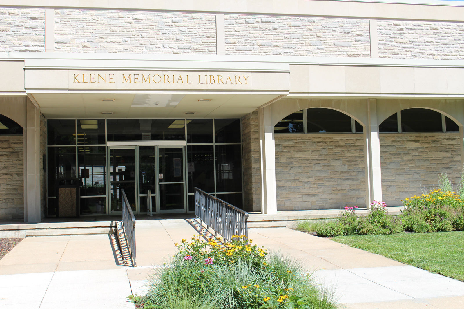 Exterior of library